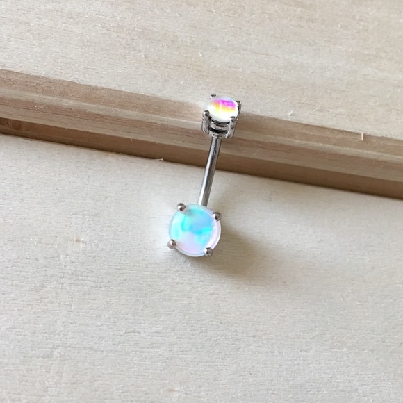 Jewelry - Holo Prong Belly Button Ring